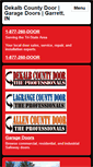 Mobile Screenshot of dekalbcountydoor.com